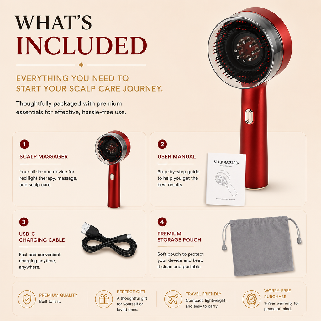 Red Light Hair Massage