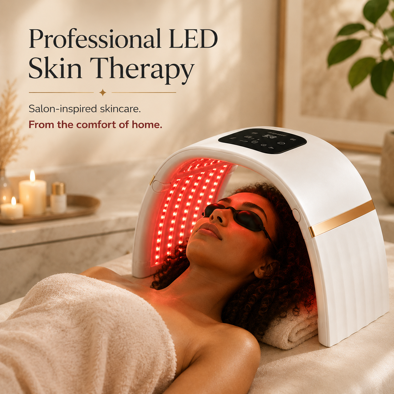Red Light Therapy Spa Lamp