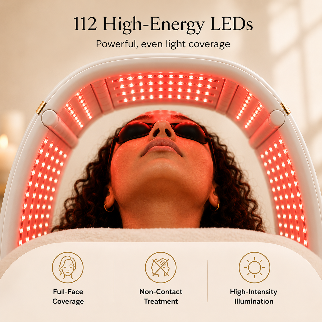 Red Light Therapy Spa Lamp