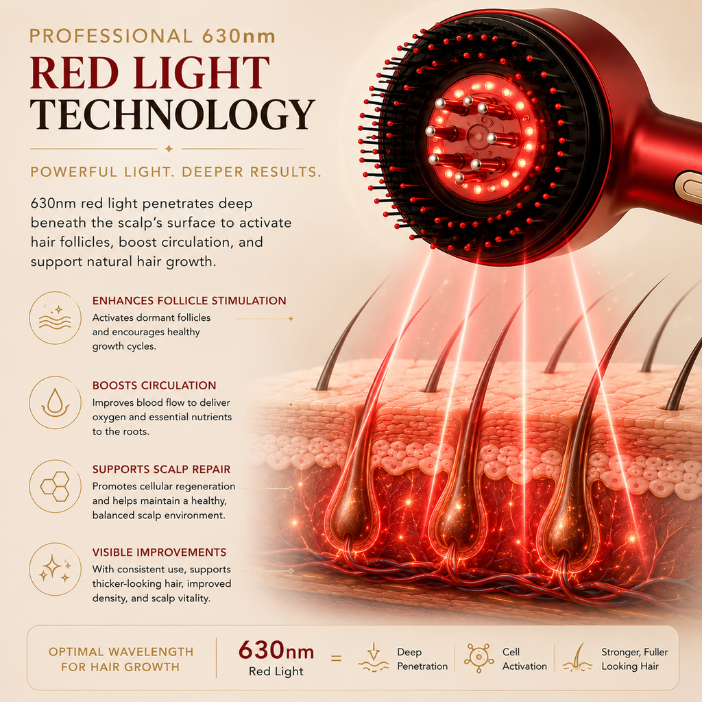 Red Light Hair Massage
