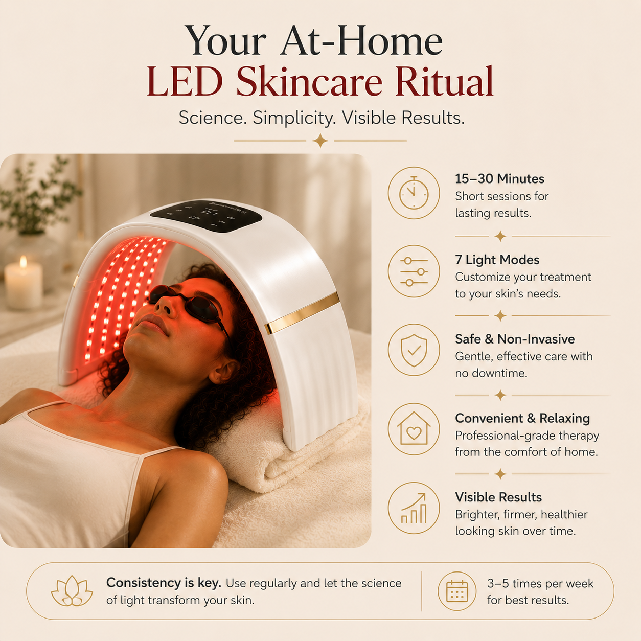 Red Light Therapy Spa Lamp