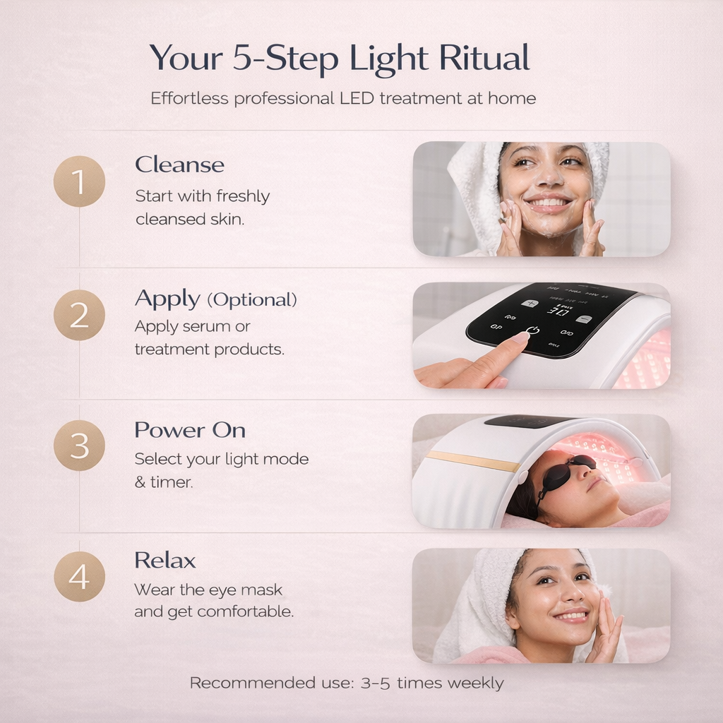 Red Light Therapy Spa Lamp